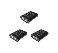 3X IT-Well USB Dispositivo para Compartir Impresora, Dispositivo para Compartir Impresora 2 en 1, Convertidor de Concentrador Divisor de Conmutación