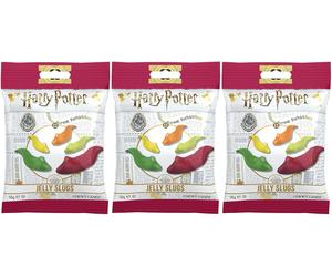 3x Jelly Belly Harry Potter Jelly Slugs Masticable Candy 56g Dulces Americanos