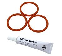 3x juntas tóricas (0350-41) y lubricante de Brew Group para De'Longhi |...