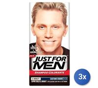 3X Just For Men Colorante Para El Cabello Castaño Claro