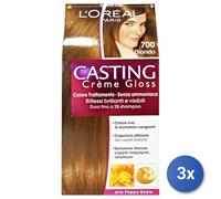3x L’Oréal Paris Casting Crème Gloss Rubio 700 Coloración Capilar