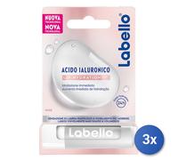 3X Labello Bálsamo Labial Ácido Hialurónico Rosa 88071 Hecho En Italia