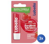 3X Labello Bálsamo Labial Fresa Brillo 85072