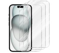 3x Lámina protectora para Apple iPhone 16 Protector Vidrio templado