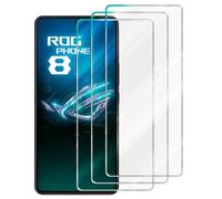 3x Lámina protectora para Asus ROG Phone 8 / 8 Pro Protector Vidrio templado