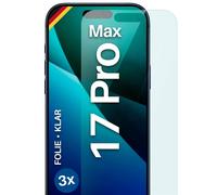3x Lámina Protectora para iPhone 17 Pro Max Protector Pantalla Lámina Móvil F...