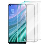3x Lámina protectora para OPPO A54 5G / A74 5G Protector Vidrio templado