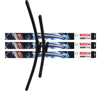 3X Limpiaparabrisas Hoja 3397007116 600Mm/400Mm AeroTwin Conjunto Bosch A116S