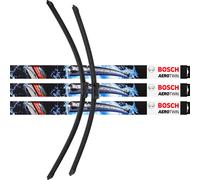 3X Limpiaparabrisas Hoja 3397007120 750Mm/650Mm AeroTwin Set BOSCH A120S