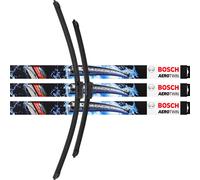 3X Limpiaparabrisas Hoja 3397007187 600Mm/450Mm AeroTwin Set BOSCH A187S