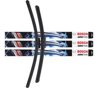 3X Limpiaparabrisas Hoja 3397007460 530Mm/450Mm AeroTwin Set Bosch AM460S