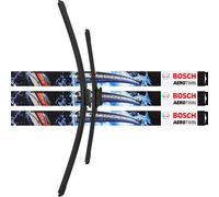 3X Limpiaparabrisas Hoja 3397007555 600Mm/400Mm AeroTwin Set BOSCH A555S
