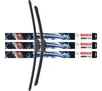 3X Limpiaparabrisas Hoja 3397118905 550Mm/500Mm AeroTwin Conjunto Bosch AR551S