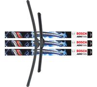 3X Limpiaparabrisas Hoja 3397118907 600Mm/400Mm AeroTwin Set BOSCH AR601S