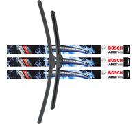 3X Limpiaparabrisas Hoja 3397118909 600Mm/475Mm AeroTwin Set Bosch AR607S