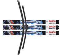 3X Limpiaparabrisas Hoja 3397118936 600Mm/475Mm AeroTwin Set BOSCH A936S