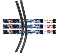 3X Limpiaparabrisas Hoja 3397118948 650Mm/650Mm AeroTwin SET BOSCH A948S