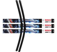 3X Limpiaparabrisas Hoja 3397118955 600Mm/575Mm AeroTwin Set BOSCH A955S