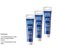 3x Liqui Moly 100g Lm 47 Grasa de Largo Plazo MoS2 Multiuso Grafitada Especial