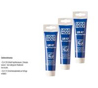 3x Liqui Moly 100g Lm 47 Grasa de Largo Plazo MoS2 Multiuso Grafitada Especial