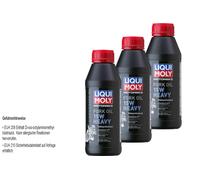 3x Liqui Moly 500ml Motocicleta Horquilla de Aceite 15W Pesado Tenedor motor