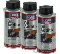 3x LIQUI MOLY Aceite Aditivo 125ml MoS2 Verschleiss-Schutz