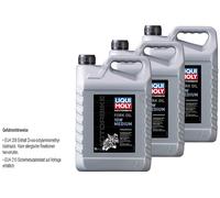 3x Liqui Moly Motocicleta Horquilla de Aceite 10W Medio para Amortiguadores 5L