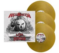 3x LP 12" Triple LP Eagle Gold Vinyl Helloween Live At Budokan - N391