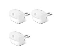 3X Luz Nocturna LED con Sensor de Movimiento Inteligente, Lámpara de Pared para el Hogar, Pasillo, Baño, Escalera, Dormitorio, Lámpara de Noche con