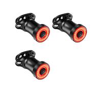 3X Luz Trasera para Bicicleta, con Sensor de Freno para Conducción Nocturna, Luces LED Recargables Tipo C.
