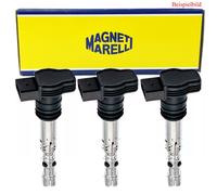 3x MAGNETI MARELLI Bobinas Encendido para Nissan Micra IV K13 1.2 Note E12