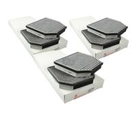 3x MAHLE / Knecht Filtro Aire Habitáculo Filtro de Cabina Polen Lak 278/S