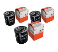 3x MAHLE / KNECHT Filtro De Aceite OC 115 Filtro De Aceite Oil