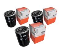 3x MAHLE / KNECHT Filtro De Aceite OC 248