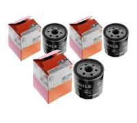 3X MAHLE / KNECHT Filtro De Aceite OC 314 Para Seat Arosa 6H VW Lupo 6X1 6E1