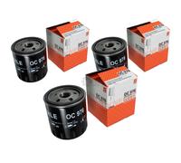 3x MAHLE / KNECHT Filtro De Aceite OC 976