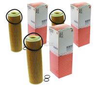 3x MAHLE / KNECHT Filtro De Aceite OX 183/5D