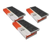 3x MAHLE / KNECHT Filtro De Aire Interior Filtro De Polen Filtro Interior LAK 45