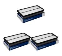 3x MAHLE / KNECHT Filtro De Aire LX 1691