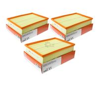 3x MAHLE / KNECHT Filtro De Aire LX 1764