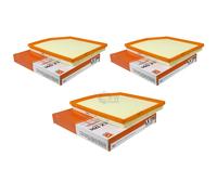 3x MAHLE / KNECHT Filtro De Aire LX 1791