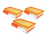 3x MAHLE / KNECHT Filtro De Aire LX 1818