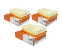 3x MAHLE / KNECHT Filtro De Aire LX 957/2