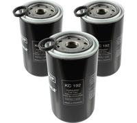 3x MAHLE / Knecht Filtro de Combustible KC 192 Fuel Filtro