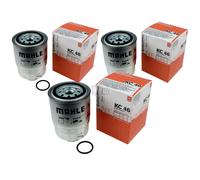 3x MAHLE / Knecht Filtro de Combustible KC 46 Fuel Filtro