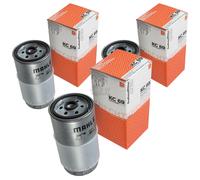 3x MAHLE / Knecht Filtro de Combustible KC 69 Fuel para VW Golf IV 1J1 Volvo