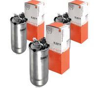 3x MAHLE / Knecht Filtro de Combustible Kl 157 / 1d Fuel Filtro