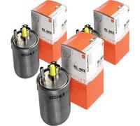 3x MAHLE / Knecht Filtro de Combustible KL 483 Fuel Filtro