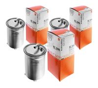 3x MAHLE / Knecht Filtro de Combustible KL 599 Fuel para Audi A4 Avant 8ED B7
