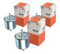 3x MAHLE / Knecht Filtro de Combustible KL 61 Fuel Filtro